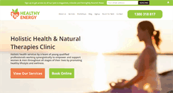 Desktop Screenshot of healthyenergy.net.au
