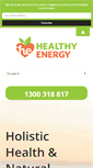Mobile Screenshot of healthyenergy.net.au